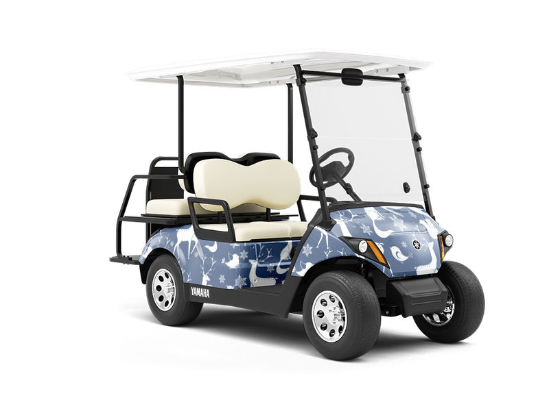 Snow Spirits Animal Wrapped Golf Cart