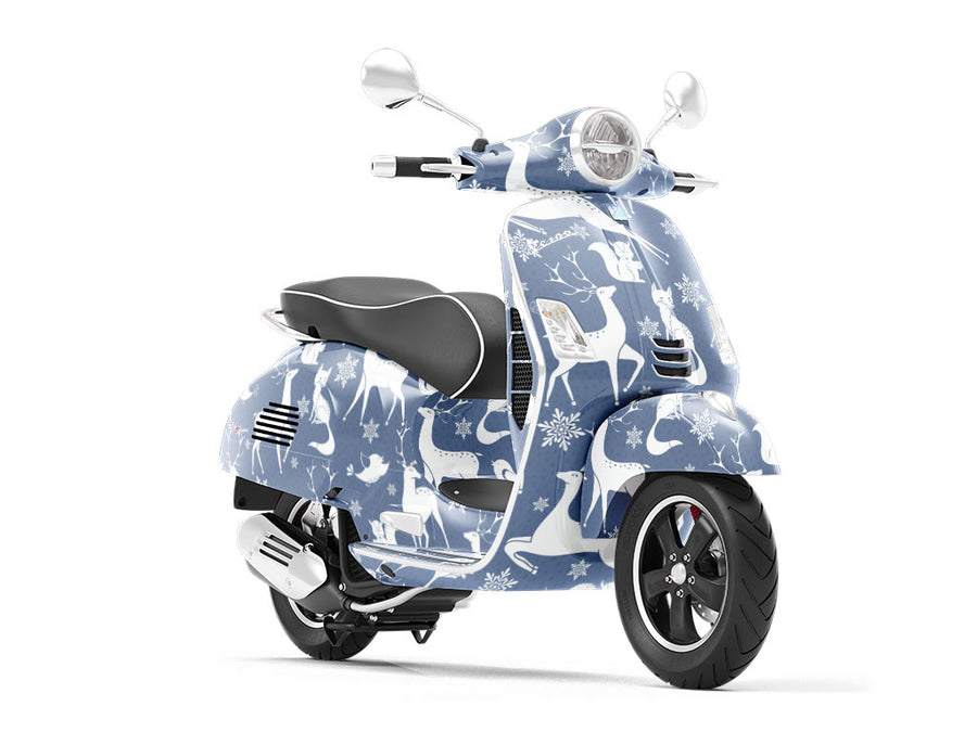 Snow Spirits Animal Vespa Scooter Wrap Film