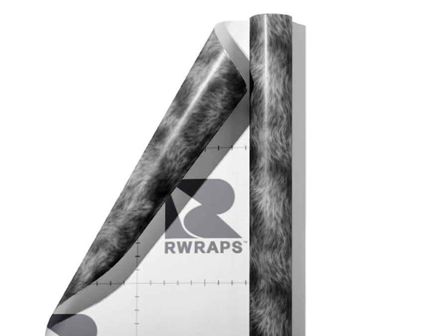 Snow Wolf Wrap Film Sheets~Rwraps Series 914 Snow Wolf Scrolled Sheet~5