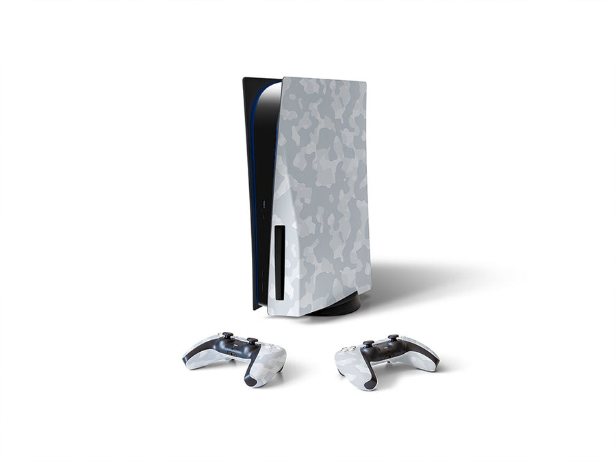 snowbound flecktarn camouflage Sony PS5 DIY Skin
