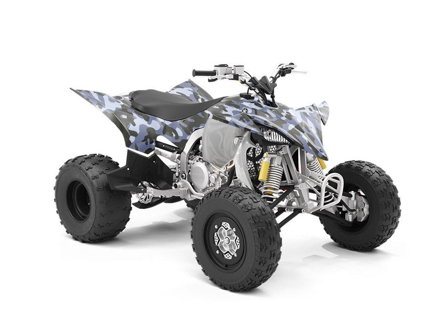 Snowdrift Flecktarn Camouflage ATV Wrapping Vinyl