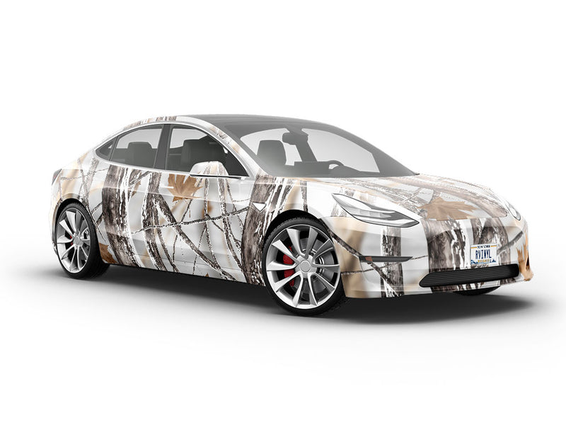 Snowstorm Camouflage Vehicle Vinyl Wrap