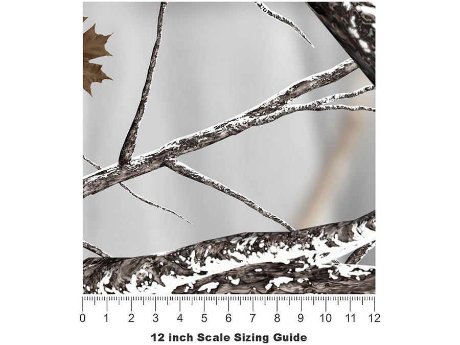 Snowstorm Camouflage Vinyl Film Pattern Size 12 inch Scale~Rwraps Snowstorm Camouflage Sizing Chart~2