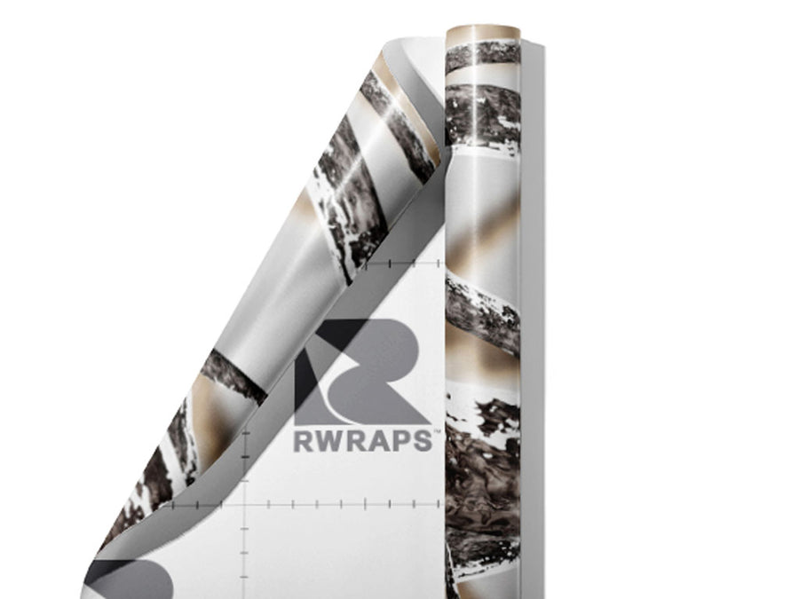 Snowstorm Camouflage Wrap Film Sheets~Rwraps Series 914 Snowstorm Camouflage Scrolled Sheet~3