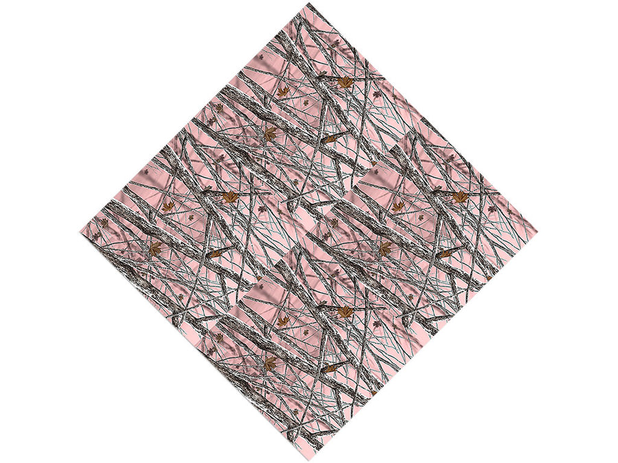 Snowstorm Pink Camouflage Vinyl Wrap Pattern
