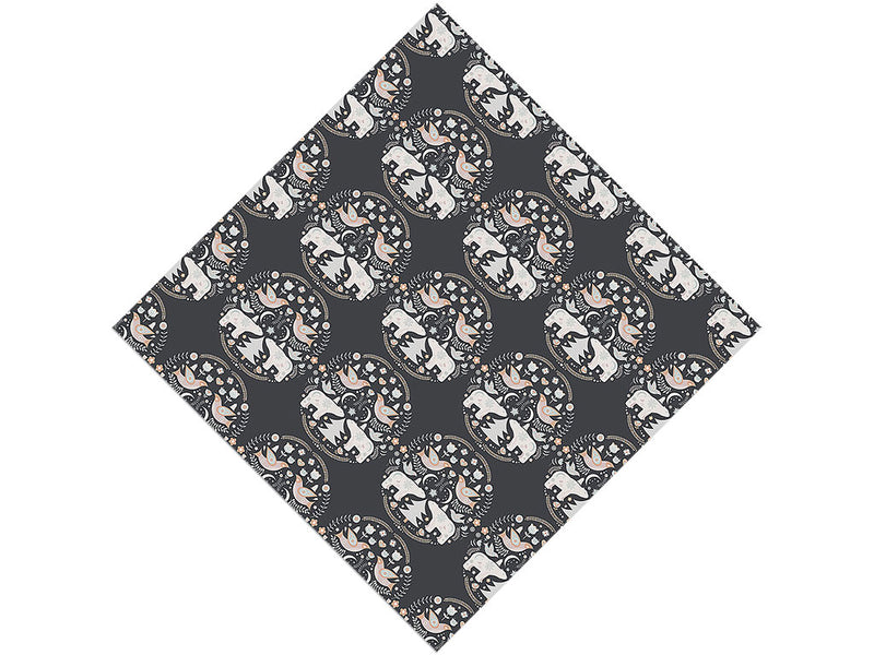 Snowy Sweetness Animal Vinyl Wrap Pattern