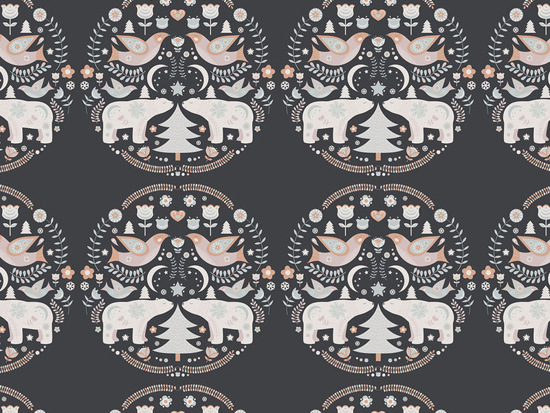 Snowy Sweetness Animal Vinyl Wrap Pattern~Rwraps Series 914 Digitally Printed Vinyl Wrap~0
