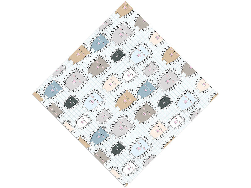 Socially Distanced Animal Vinyl Wrap Pattern