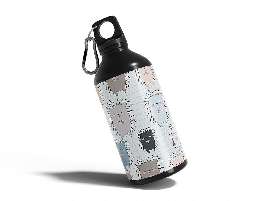 socially distanced animal Water Bottle DIY Stickers
