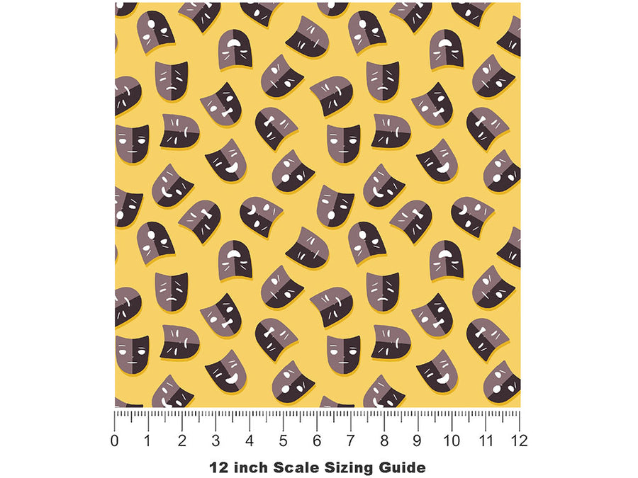 Sock and Buskin Movie Vinyl Film Pattern Size 12 inch Scale~Rwraps Sock and Buskin Movie Sizing Chart~2