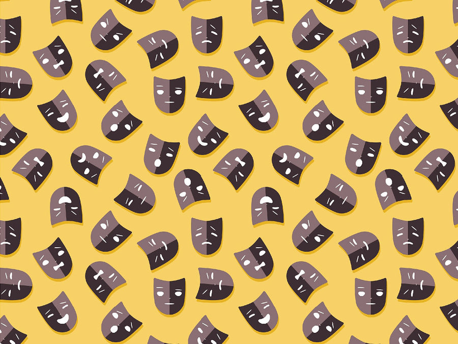 Sock and Buskin Movie Vinyl Wrap Pattern~Rwraps Series 914 Digitally Printed Vinyl Wrap~0