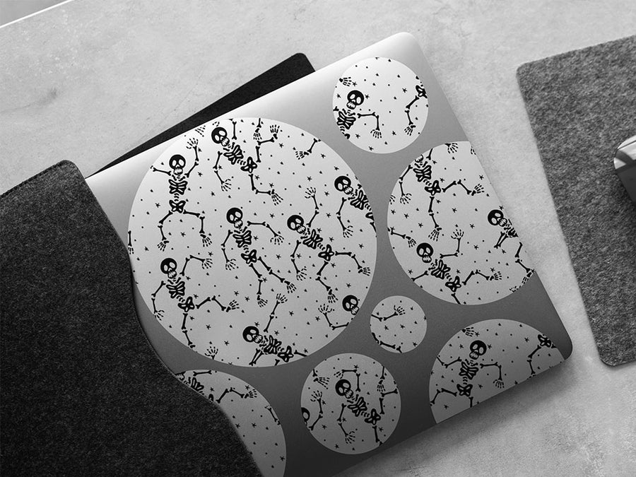 sock hop skull and bones DIY Laptop Stickers