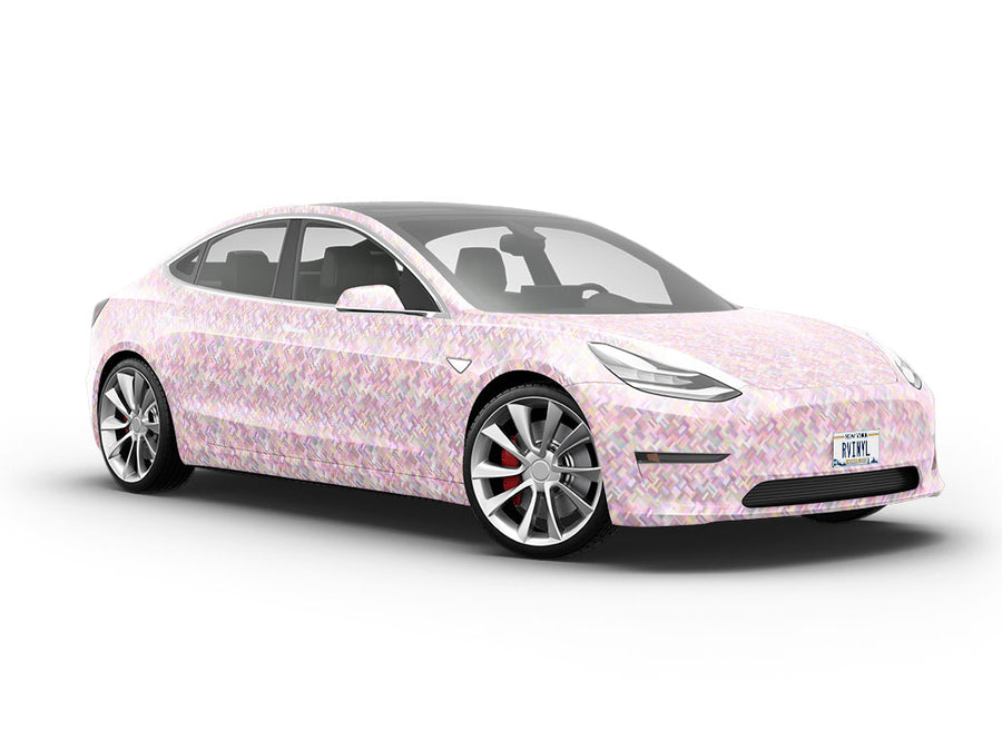 Soft and Strong Mosaic Vehicle Vinyl Wrap