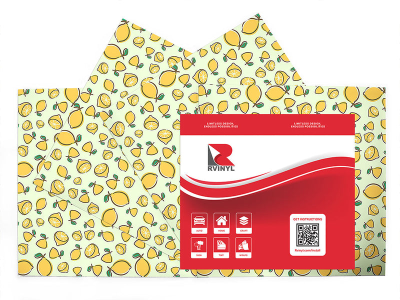 soft citrus fruit Craft Vinyl Sheet Pack