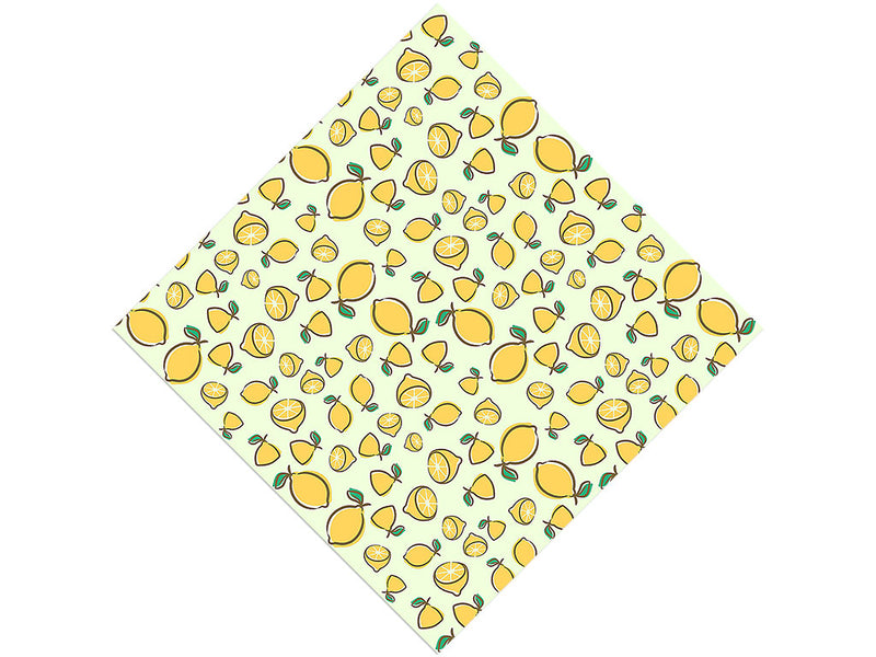 Soft Citrus Fruit Vinyl Wrap Pattern
