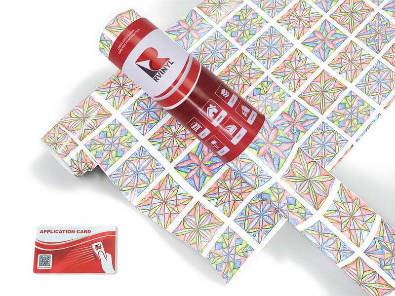 soft collage mosaic Craft Vinyl Roll