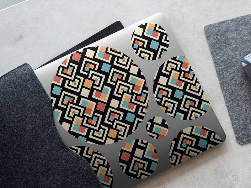soft hearted art deco DIY Laptop Stickers