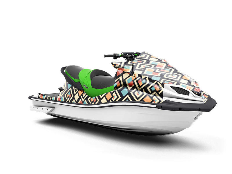 Soft Hearted Art Deco Jet Ski Vinyl Customized Wrap