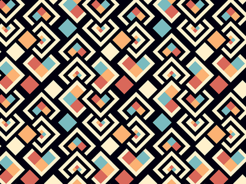 Soft Hearted Art Deco Vinyl Wrap Pattern~Rwraps Series 914 Digitally Printed Vinyl Wrap~0