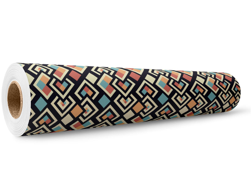 Soft Hearted Art Deco Wrap Film Wholesale Roll~Rwraps Series 914 Digitally Printed Vinyl Roll~5