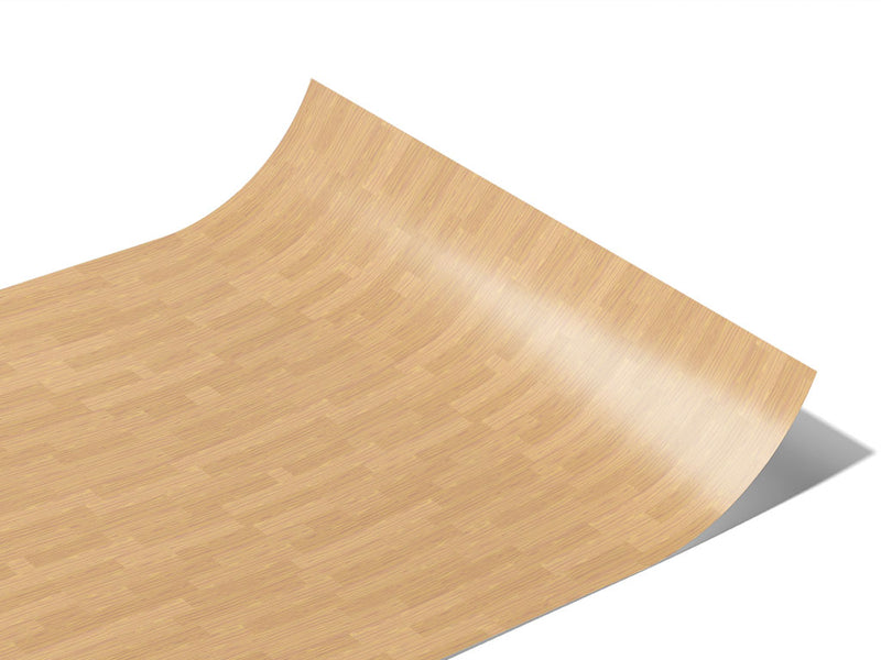 Soft Pecan Wooden Parquet Vinyl Wraps~Rwraps Series 914 Digitally Printed Vinyl Wrap~1