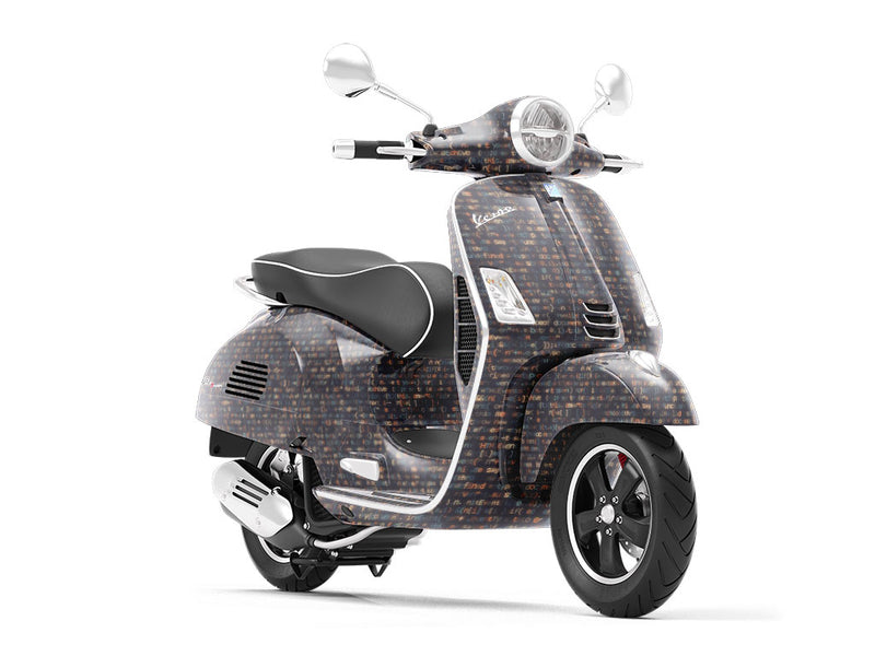 Soft Shimmer Technology Vespa Scooter Wrap Film
