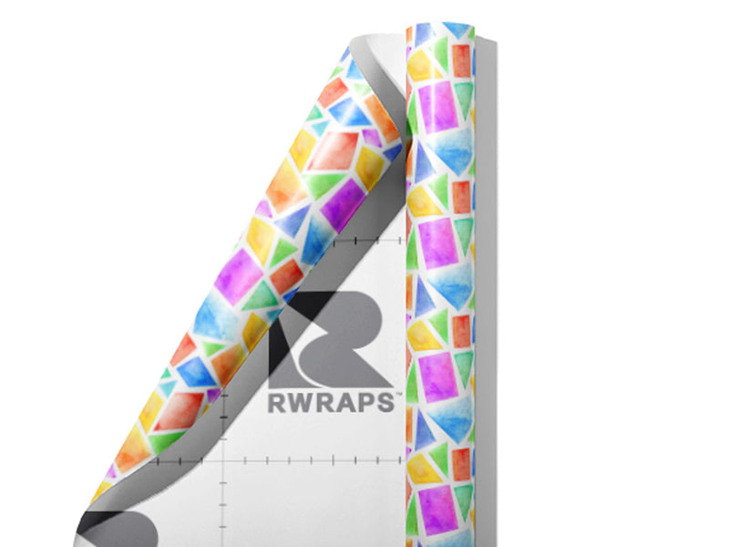 Soft Tile Mosaic Wrap Film Sheets~Rwraps Series 914 Soft Tile Mosaic Scrolled Sheet~3