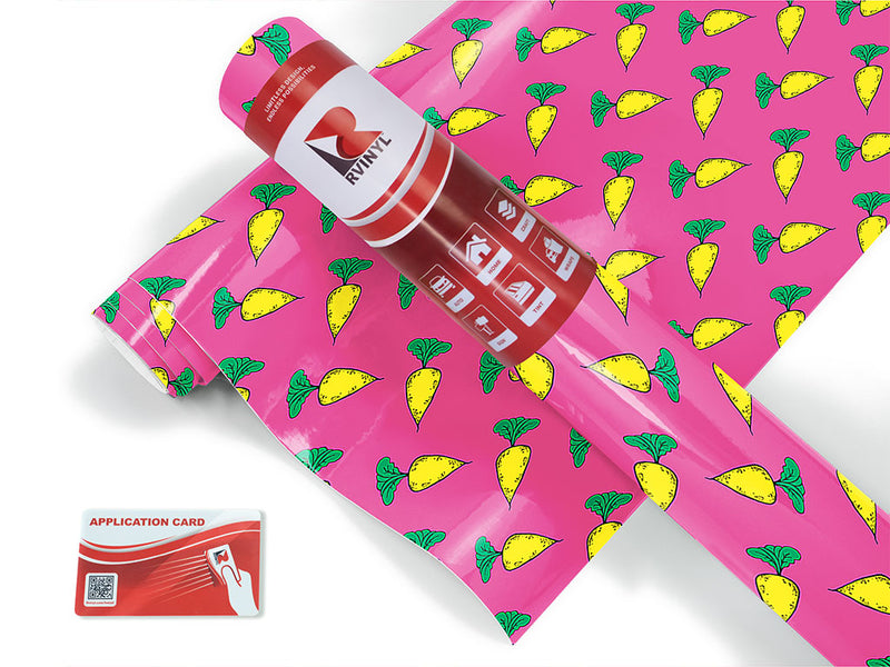 solar yellow vegetable Craft Vinyl Roll