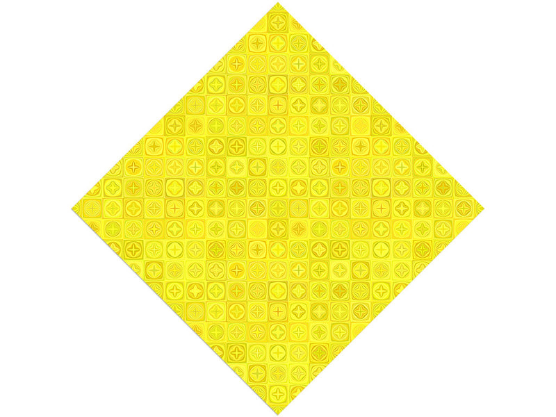 Sour Lemon Mosaic Vinyl Wrap Pattern