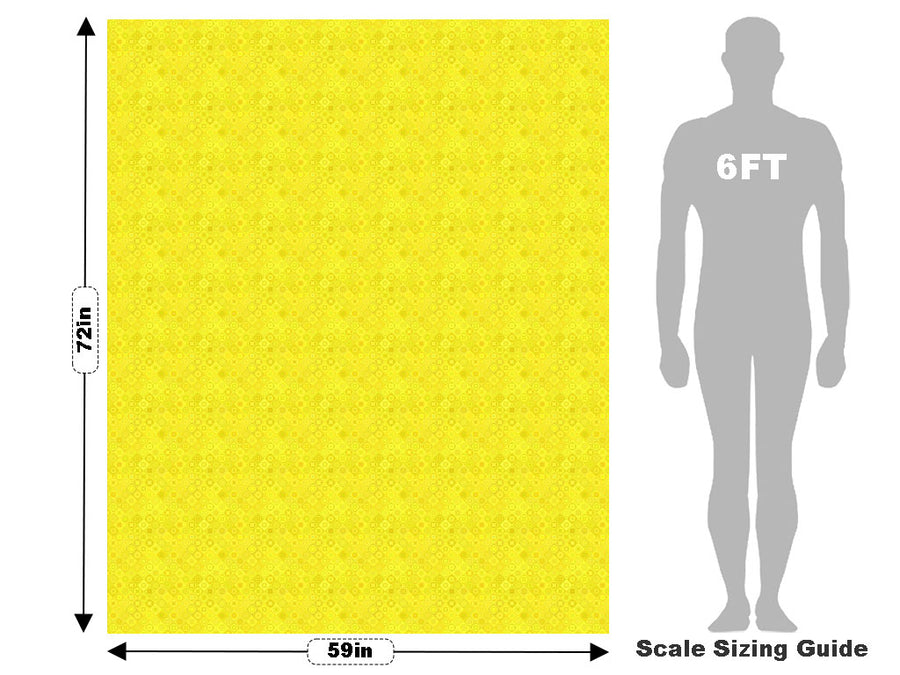 Sour Lemon Mosaic Vehicle Wrap Scale~Rwraps Series 914 Sour Lemon Mosaic Measurements~1