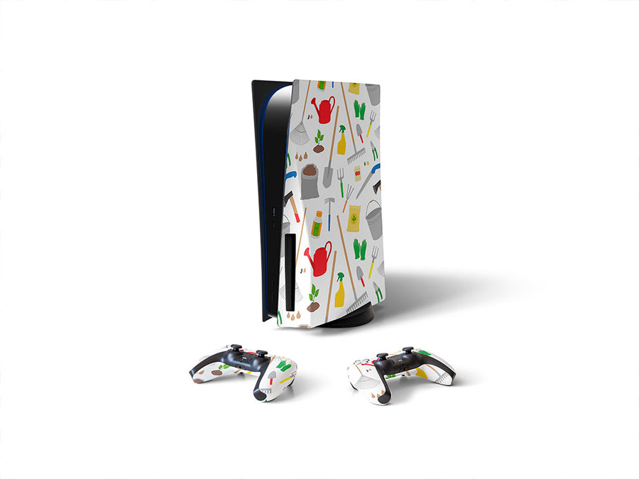 sow seeds gardening Sony PS5 DIY Skin