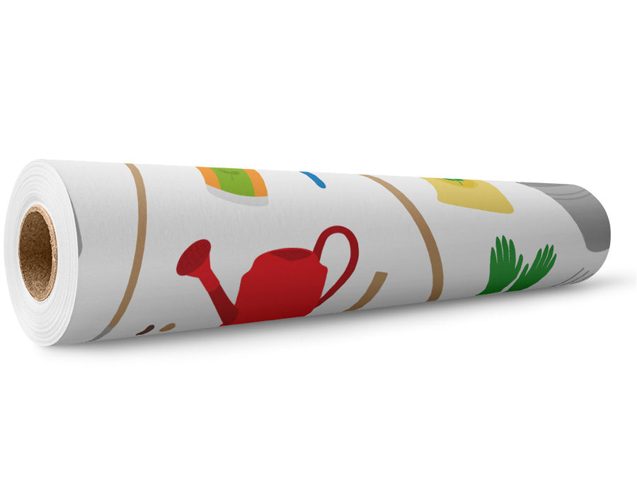 Sow Seeds Gardening Wrap Film Wholesale Roll~Rwraps Series 914 Digitally Printed Vinyl Roll~5