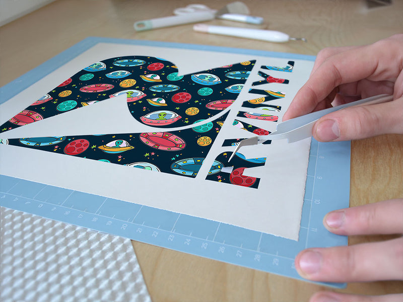 space invaders science fiction Easy Weed Craft Vinyl