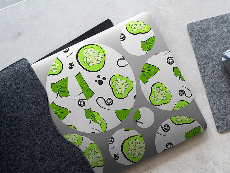 spacemaster crunch vegetable DIY Laptop Stickers