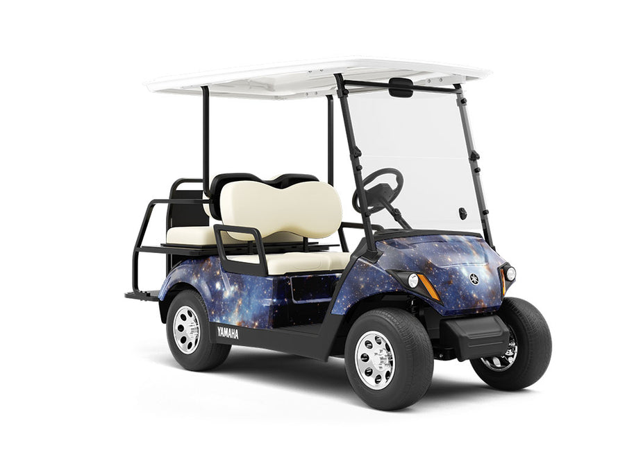 Sparkler Variations Science Fiction Wrapped Golf Cart