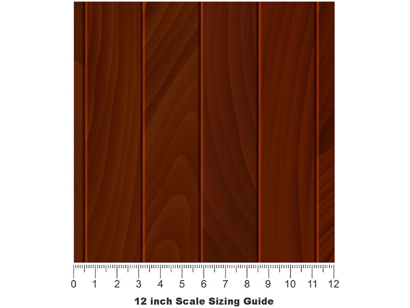 Spice Wood Plank Vinyl Film Pattern Size 12 inch Scale~Rwraps Spice Wood Plank Sizing Chart~3