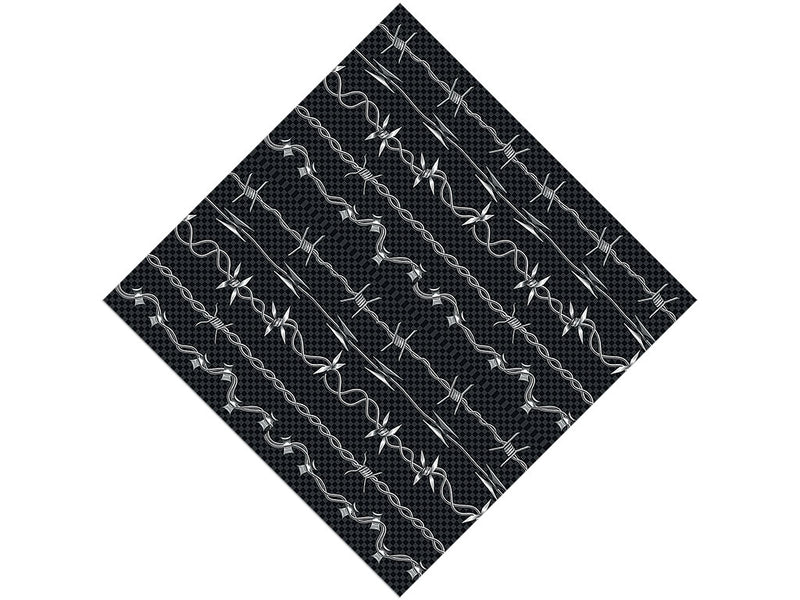 Spiked Variations Barbed Wire Vinyl Wrap Pattern
