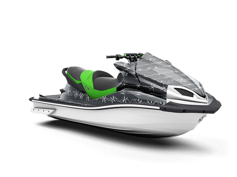 Spiked Variations Barbed Wire Jet Ski Vinyl Customized Wrap