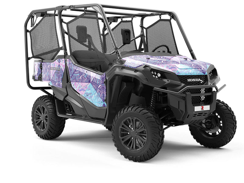 Spinning Hourglass Art Deco Utility Vehicle Vinyl Wrap
