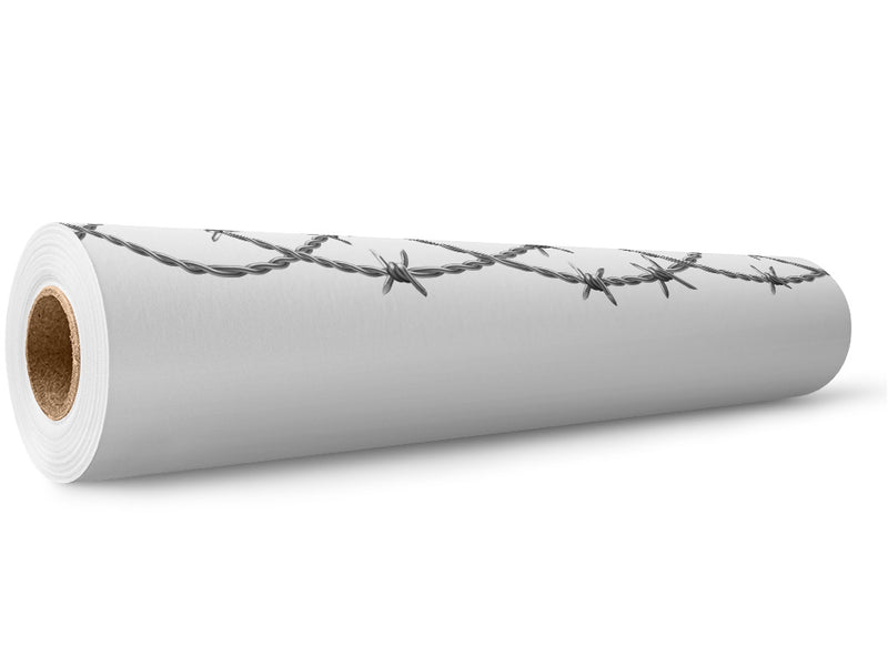 Spiraling Ross Barbed Wire Wrap Film Wholesale Roll~Rwraps Series 914 Digitally Printed Vinyl Roll~5