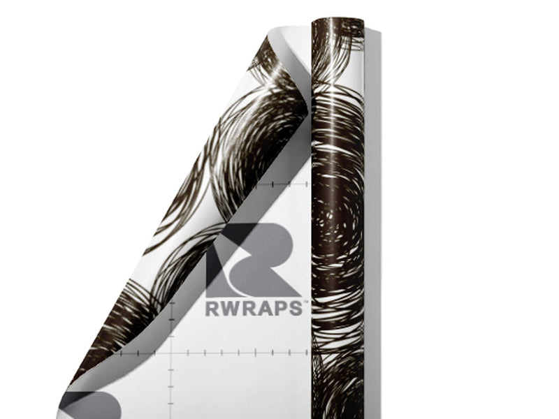 Spiraling Thoughts Abstract Wrap Film Sheets~Rwraps Series 914 Spiraling Thoughts Abstract Scrolled Sheet~3