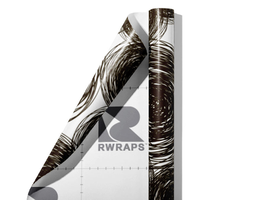 Spiraling Thoughts Abstract Wrap Film Sheets~Rwraps Series 914 Spiraling Thoughts Abstract Scrolled Sheet~3