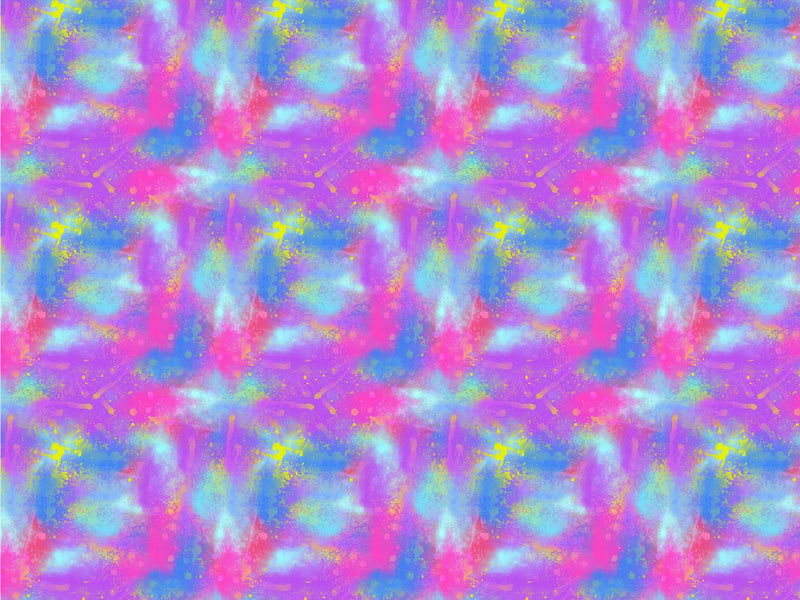 Splattered Fantasy Tie Dye Vinyl Wrap Pattern~Rwraps Series 914 Digitally Printed Vinyl Wrap~0