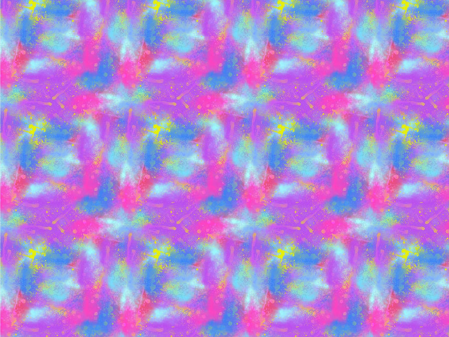 Splattered Fantasy Tie Dye Vinyl Wrap Pattern~Rwraps Series 914 Digitally Printed Vinyl Wrap~0