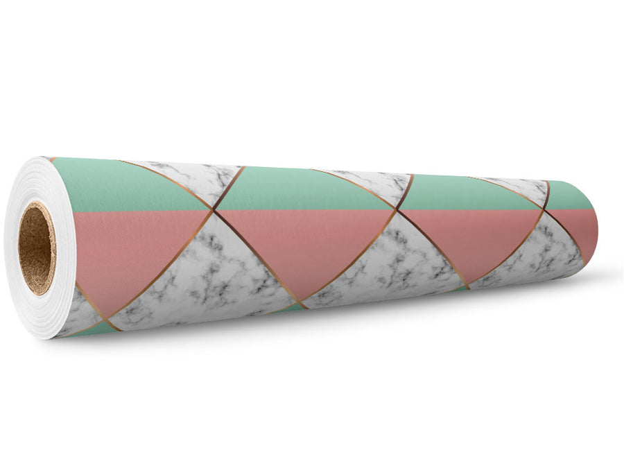 Split Diamonds Tile Wrap Film Wholesale Roll~Rwraps Series 914 Digitally Printed Vinyl Roll~5