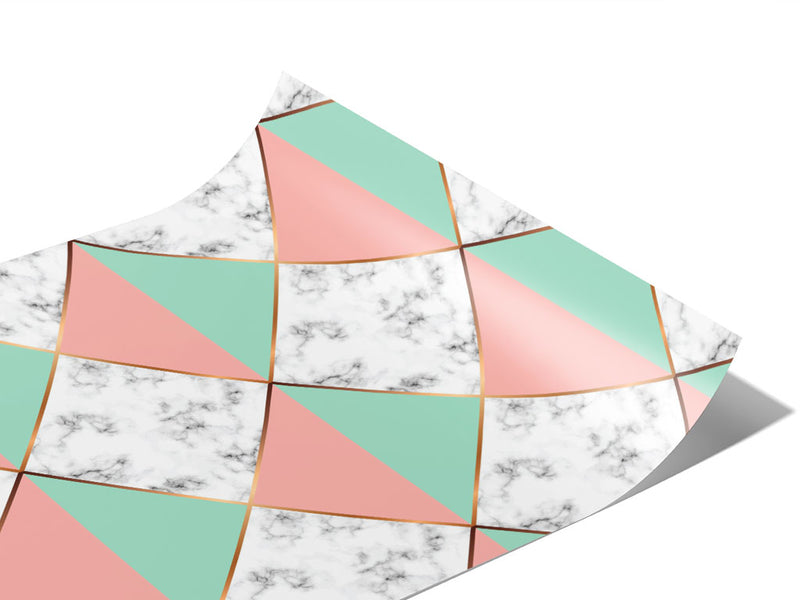 Split Diamonds Tile Vinyl Wraps~Rwraps Series 914 Digitally Printed Vinyl Wrap~1