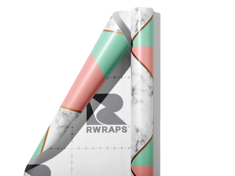Split Diamonds Tile Wrap Film Sheets~Rwraps Series 914 Split Diamonds Tile Scrolled Sheet~4