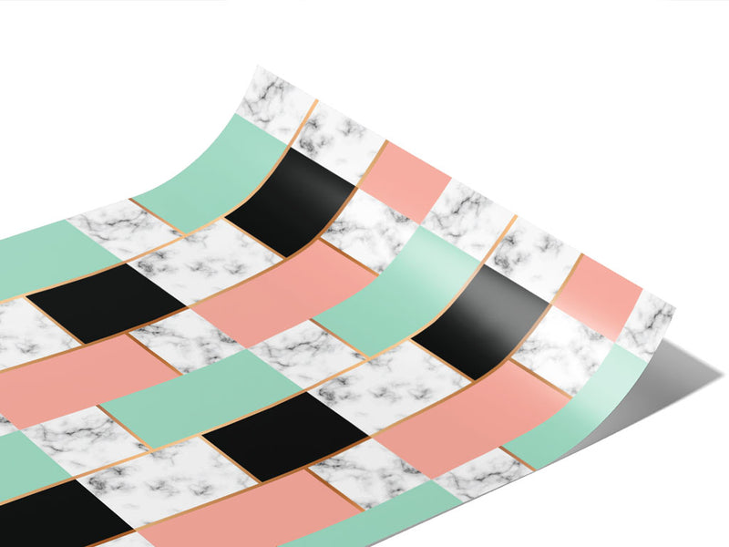 Split Panels Tile Vinyl Wraps~Rwraps Series 914 Digitally Printed Vinyl Wrap~1