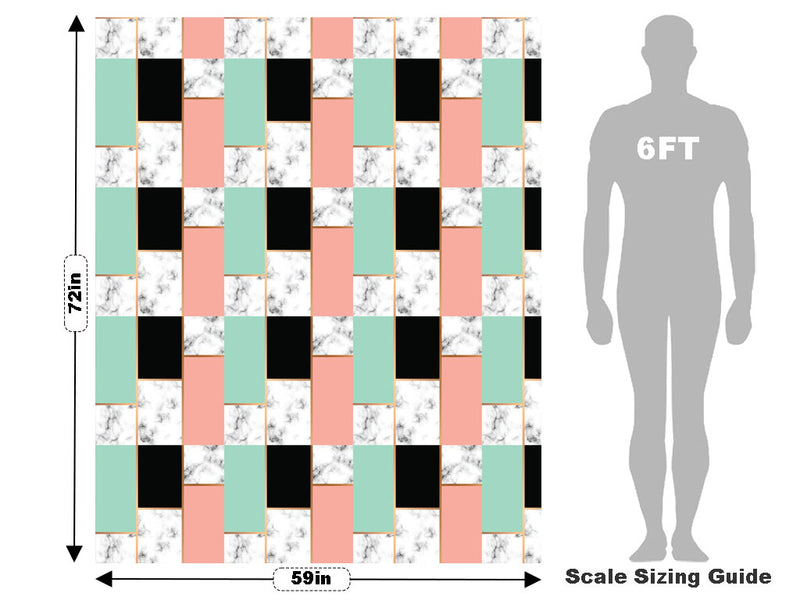 Split Panels Tile Vehicle Wrap Scale~Rwraps Series 914 Split Panels Tile Measurements~2