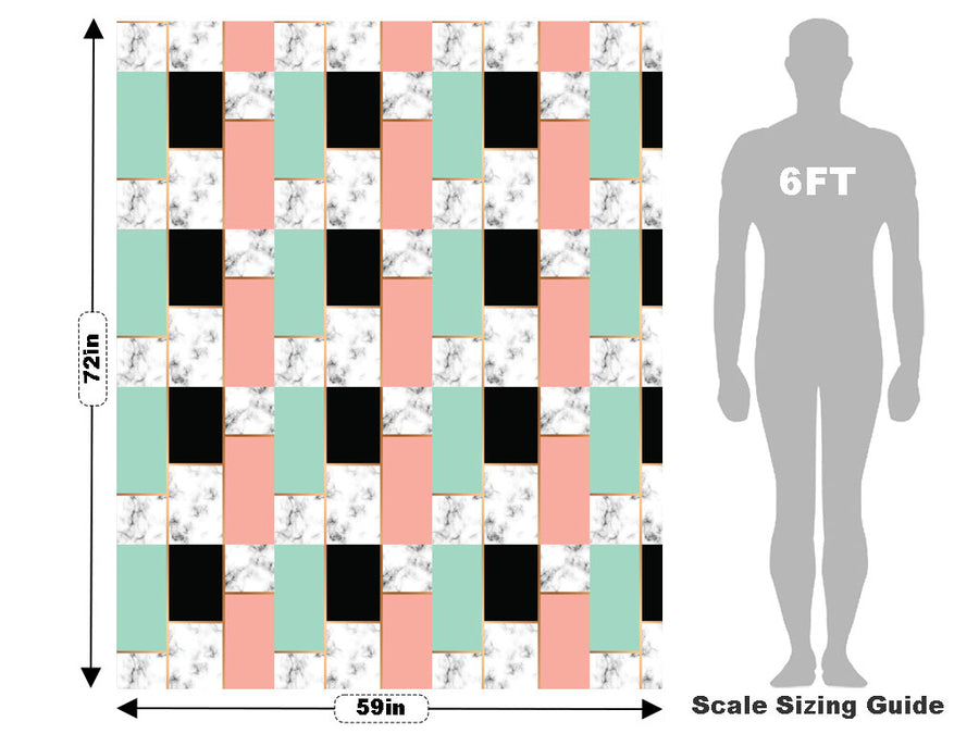 Split Panels Tile Vehicle Wrap Scale~Rwraps Series 914 Split Panels Tile Measurements~2